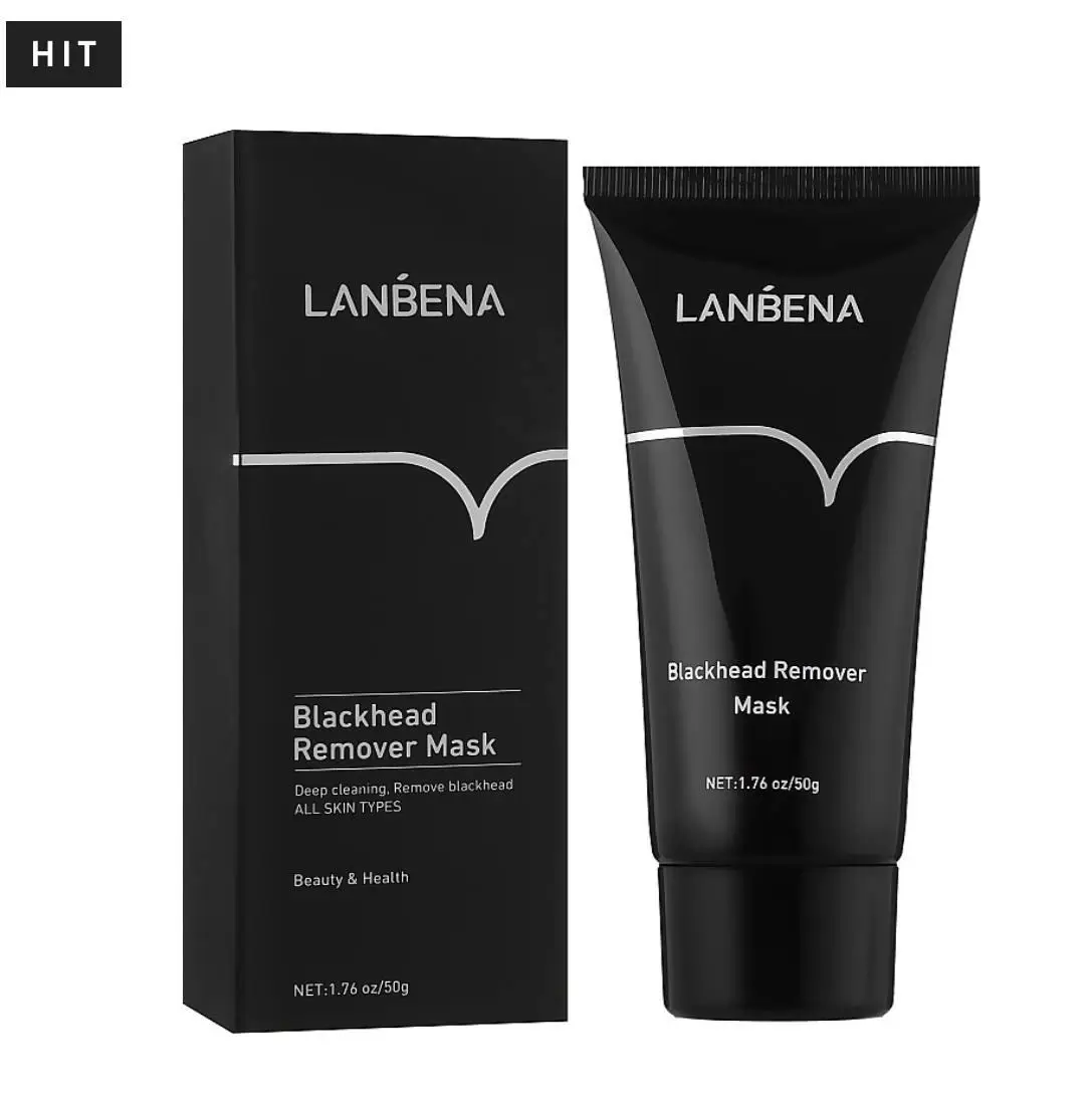Маска для видалення вугрів та чорних цяток з колагеном Lanbena Blackhead Remover Mask - Зображення 2