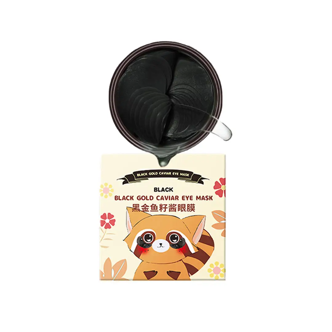 Гідрогелеві патчі із золотом та екстрактом чорної ікри SERSAN LOVE Black Gold Caviar Eye Mask