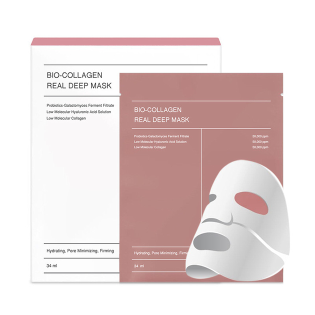 Денна гідрогелева маска Bio Collagen Real Deep Mask з колагеном
